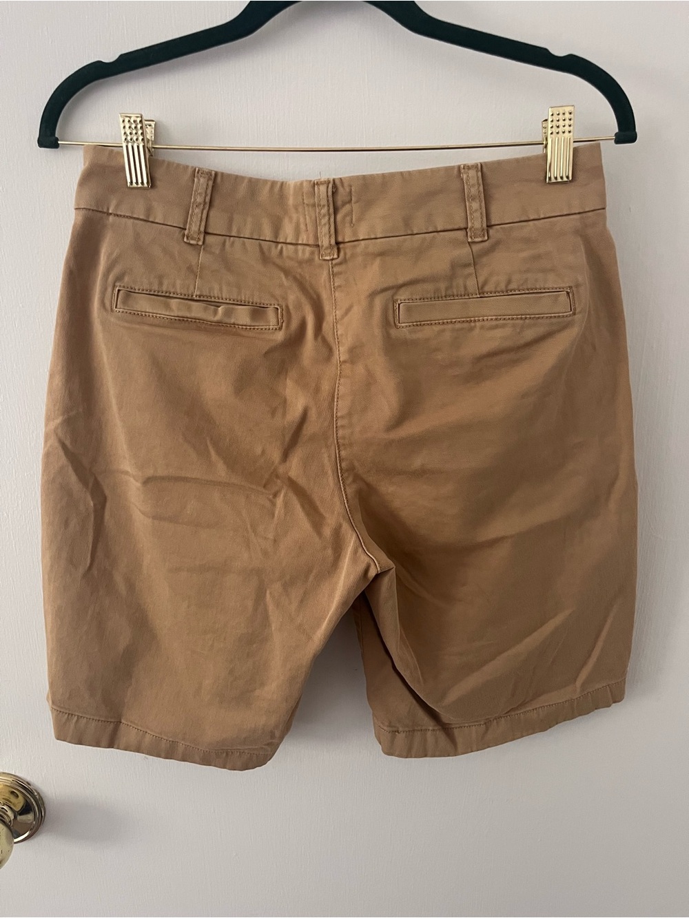 J. Crew Tan 10" Bermuda Stretch Chino Short Size 4 Summer H5826 - Picture 5 of 14